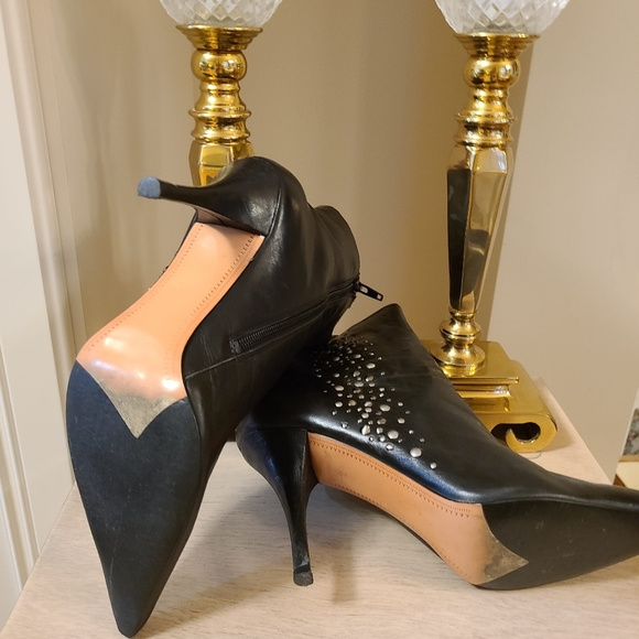 Alfani Gabry Leather Dress Booties TMoro Size 10M